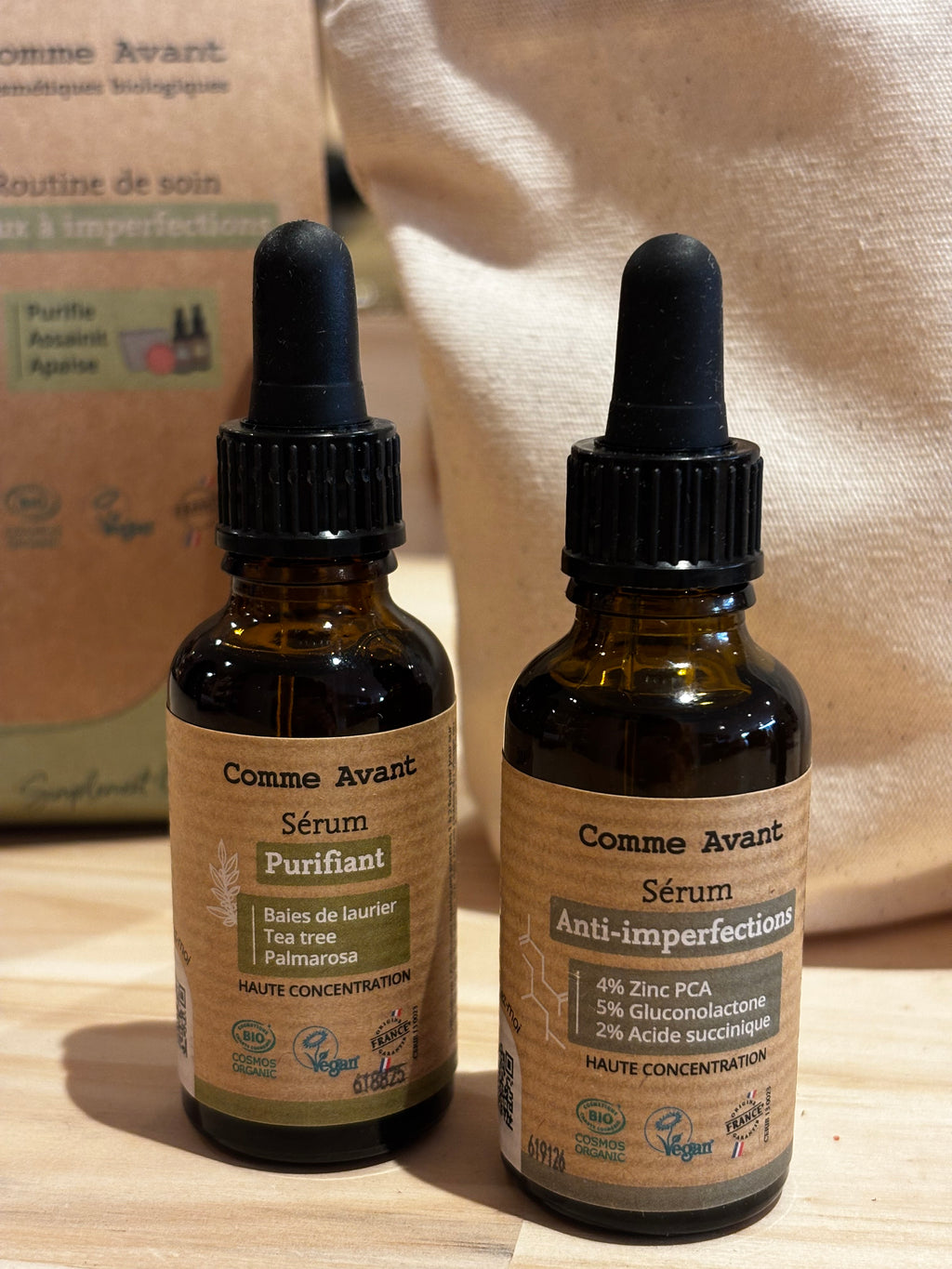 Trousse routine de soin Comme Avant