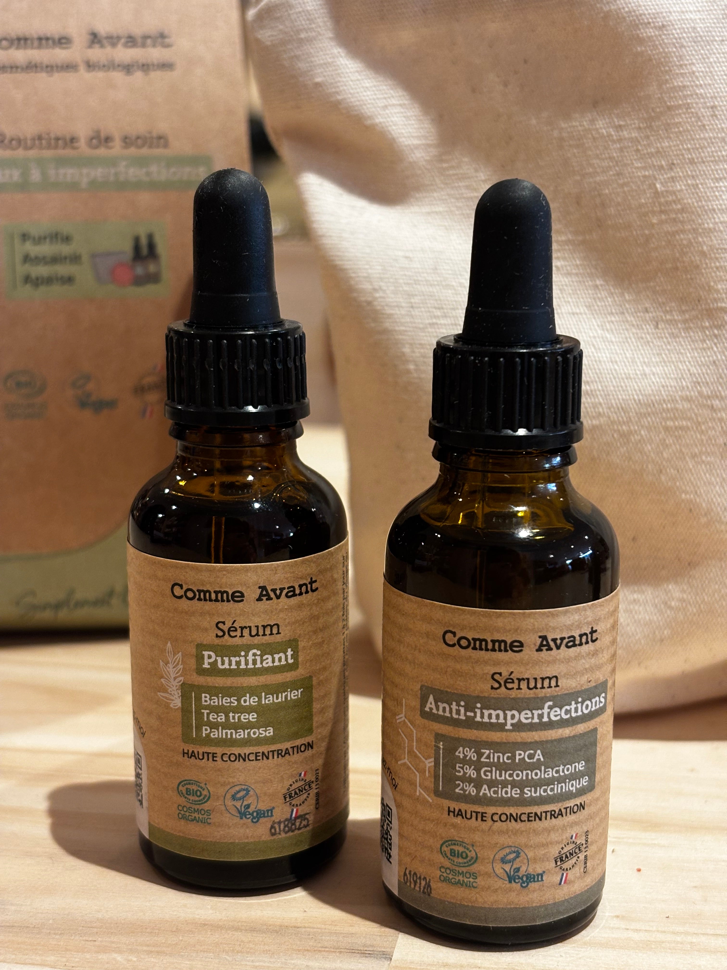 Trousse routine de soin Comme Avant